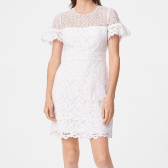 Club Monaco Dresses & Skirts - Club Monaco White Wollstan Lace Dress